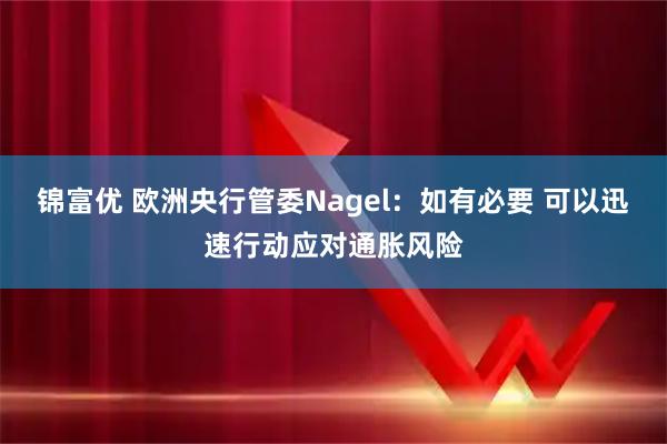 锦富优 欧洲央行管委Nagel:如有必要 可以迅速行动应对通胀风险